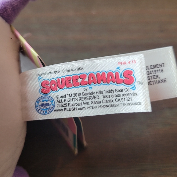 Squeezamals Wave 1 Unicorn Plush Figure - Picture 8 of 13